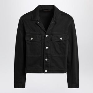 Lemaire Men's Black Denim Jacket
